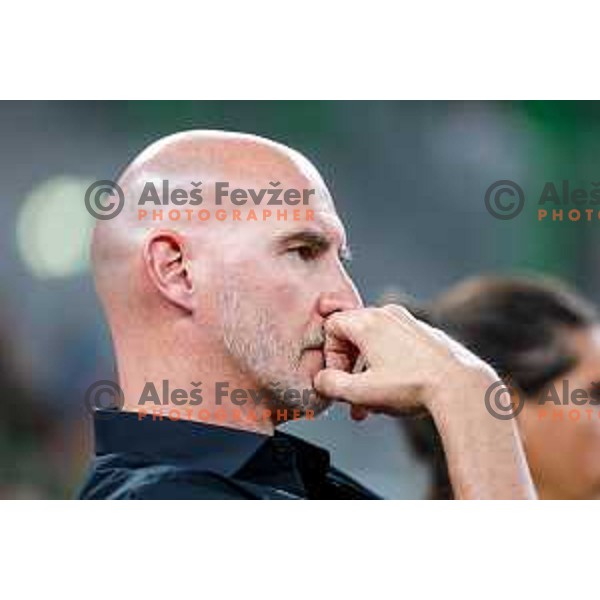 Marko Maravic during EuroBasket 2025 preparation game between Slovenia and Great Britain in SRC Stozice, Ljubljana, Slovenia on August 19, 2025