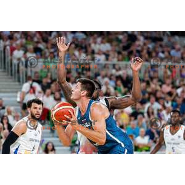 during EuroBasket 2025 preparation game between Slovenia and Great Britain in SRC Stozice, Ljubljana, Slovenia on August 19, 2025