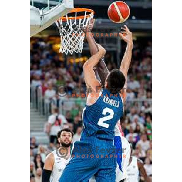 during EuroBasket 2025 preparation game between Slovenia and Great Britain in SRC Stozice, Ljubljana, Slovenia on August 19, 2025