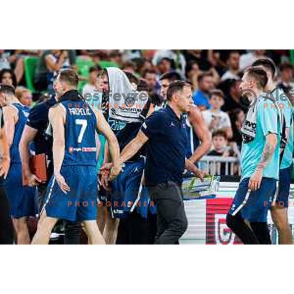during EuroBasket 2025 preparation game between Slovenia and Great Britain in SRC Stozice, Ljubljana, Slovenia on August 19, 2025