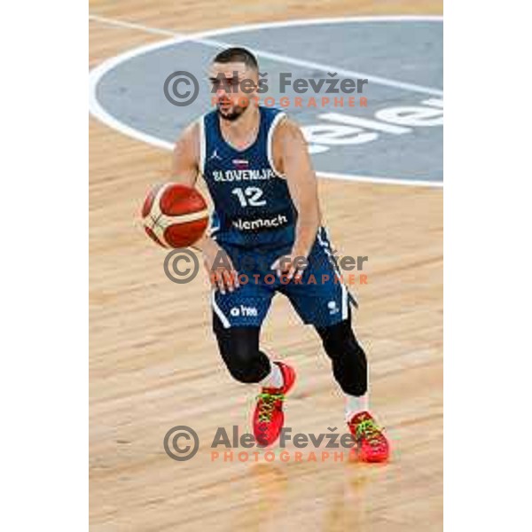 during EuroBasket 2025 preparation game between Slovenia and Great Britain in SRC Stozice, Ljubljana, Slovenia on August 19, 2025