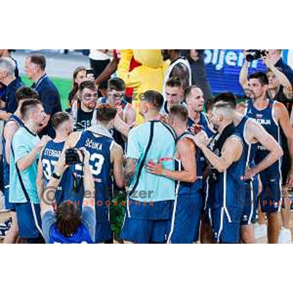 during EuroBasket 2025 preparation game between Slovenia and Great Britain in SRC Stozice, Ljubljana, Slovenia on August 19, 2025