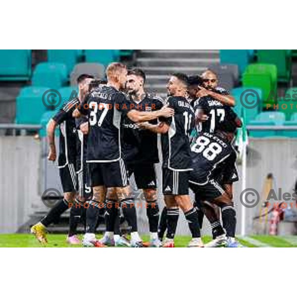 in action during UEFA Conference League 2025/2026 play-off football match between NK Olimpija Ljubljana and Noah in SRC Stozice, Ljubljana, Slovenia on August 21, 2025