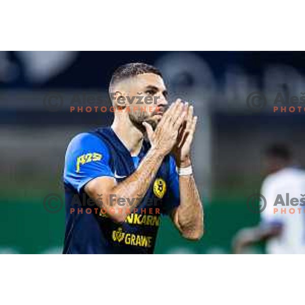 Danijel Sturm in action during UEFA Conference League 2025/26 play-off football match between NK Celje (SLO) and FC Banik Ostrava (CZE) in Stadion z’dezele, Celje, Slovenia on August 21, 2025. Photo: Jure Banfi