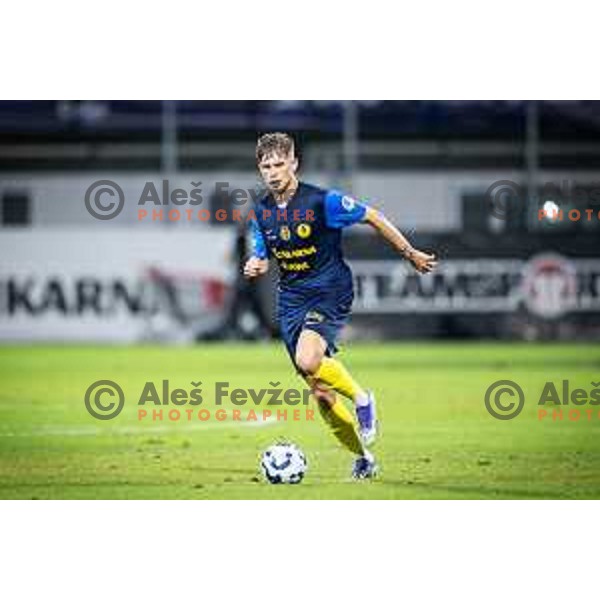 Artemijus Tutyskinas in action during UEFA Conference League 2025/26 play-off football match between NK Celje (SLO) and FC Banik Ostrava (CZE) in Stadion z’dezele, Celje, Slovenia on August 21, 2025. Photo: Jure Banfi