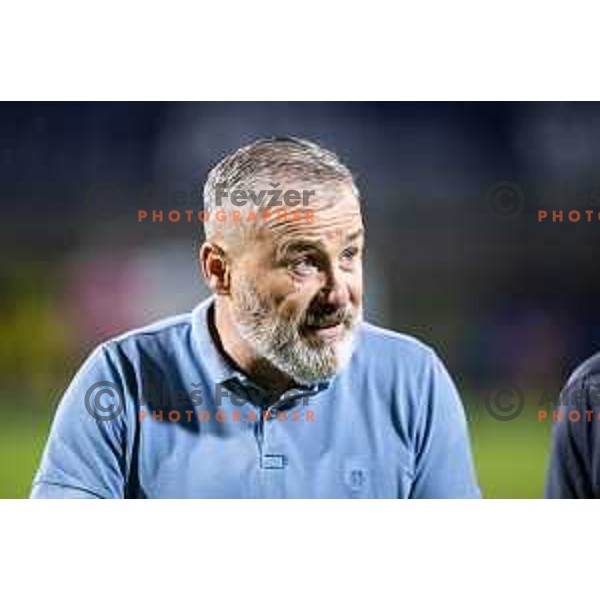 Pavel Hapal, head coach of FC Banik Ostrava (CZE) during UEFA Conference League 2025/26 play-off football match between NK Celje (SLO) and FC Banik Ostrava (CZE) in Stadion z’dezele, Celje, Slovenia on August 21, 2025. Photo: Jure Banfi