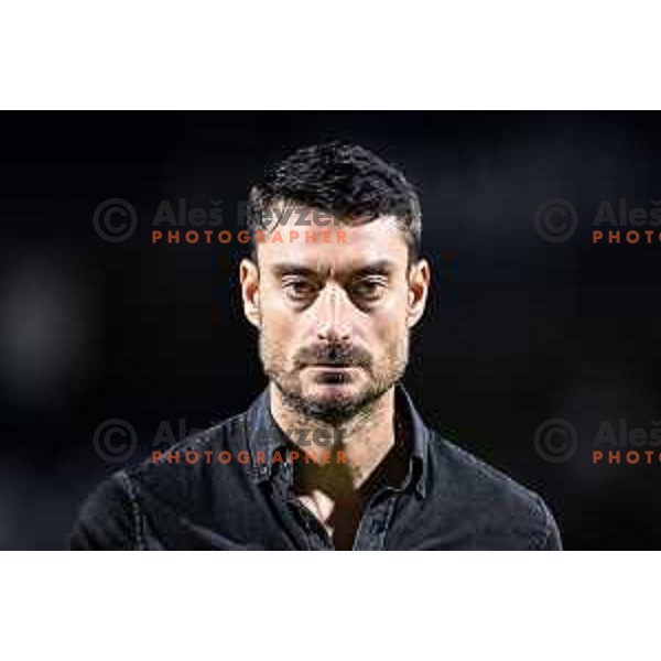 Albert Riera, head coach of NK Celje (SLO) during UEFA Conference League 2025/26 play-off football match between NK Celje (SLO) and FC Banik Ostrava (CZE) in Stadion z’dezele, Celje, Slovenia on August 21, 2025. Photo: Jure Banfi