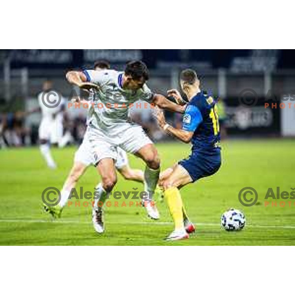 in action during UEFA Conference League 2025/26 play-off football match between NK Celje (SLO) and FC Banik Ostrava (CZE) in Stadion z’dezele, Celje, Slovenia on August 21, 2025. Photo: Jure Banfi