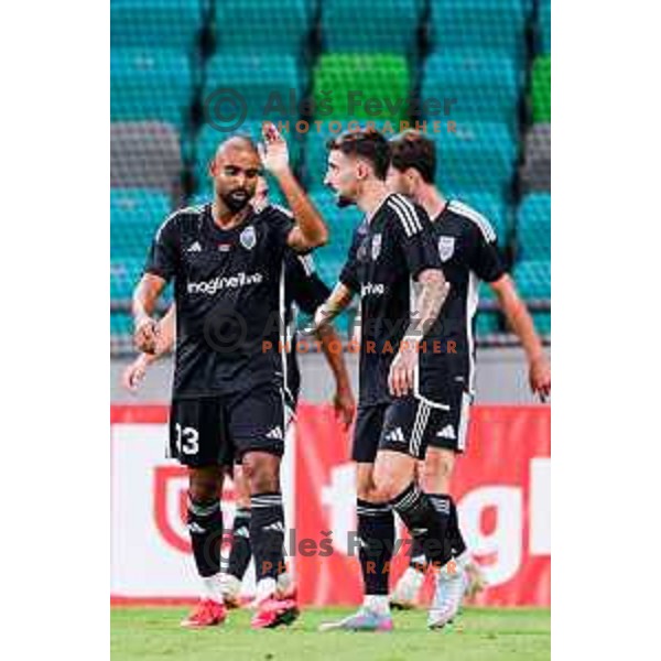 in action during UEFA Conference League 2025/2026 play-off football match between NK Olimpija Ljubljana and Noah in SRC Stozice, Ljubljana, Slovenia on August 21, 2025