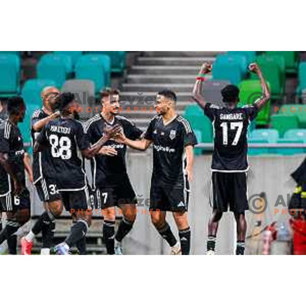 in action during UEFA Conference League 2025/2026 play-off football match between NK Olimpija Ljubljana and Noah in SRC Stozice, Ljubljana, Slovenia on August 21, 2025