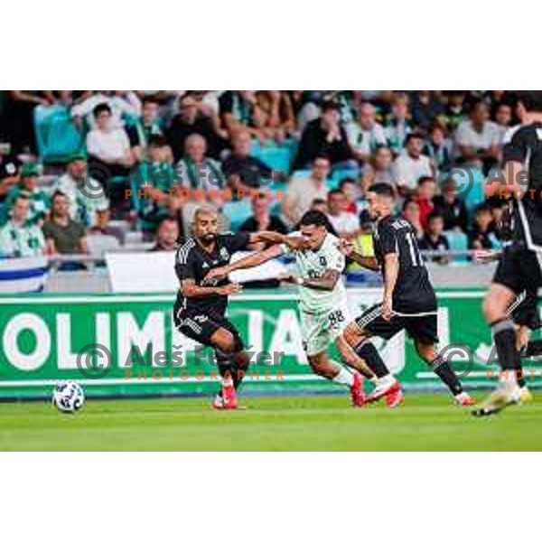 in action during UEFA Conference League 2025/2026 play-off football match between NK Olimpija Ljubljana and Noah in SRC Stozice, Ljubljana, Slovenia on August 21, 2025