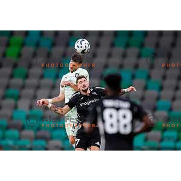 in action during UEFA Conference League 2025/2026 play-off football match between NK Olimpija Ljubljana and Noah in SRC Stozice, Ljubljana, Slovenia on August 21, 2025