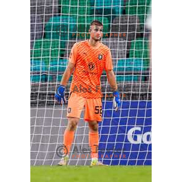 Matevz Dajcar in action during UEFA Conference League 2025/2026 play-off football match between NK Olimpija Ljubljana and Noah in SRC Stozice, Ljubljana, Slovenia on August 21, 2025