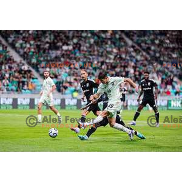Antonio Marin in action during UEFA Conference League 2025/2026 play-off football match between NK Olimpija Ljubljana and Noah in SRC Stozice, Ljubljana, Slovenia on August 21, 2025