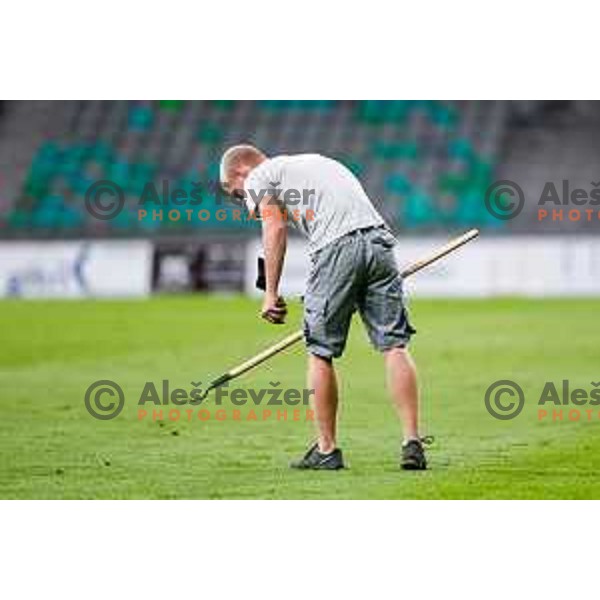in action during UEFA Conference League 2025/2026 play-off football match between NK Olimpija Ljubljana and Noah in SRC Stozice, Ljubljana, Slovenia on August 21, 2025