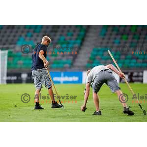 in action during UEFA Conference League 2025/2026 play-off football match between NK Olimpija Ljubljana and Noah in SRC Stozice, Ljubljana, Slovenia on August 21, 2025