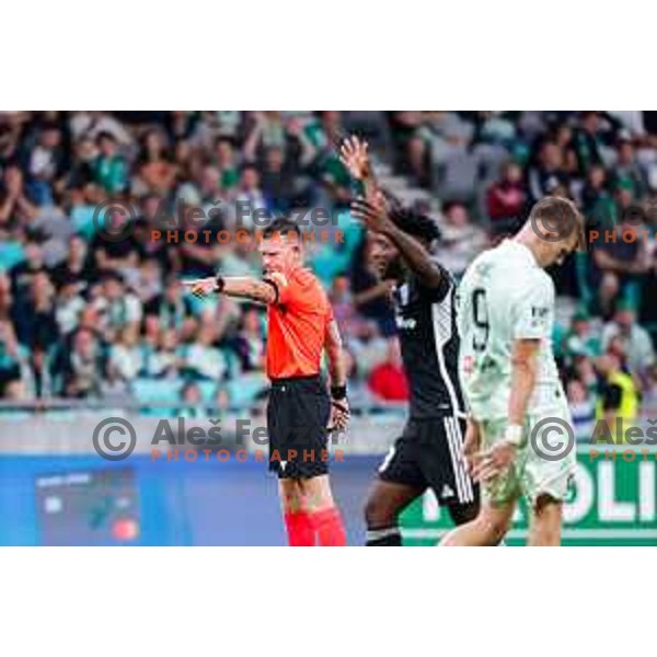 in action during UEFA Conference League 2025/2026 play-off football match between NK Olimpija Ljubljana and Noah in SRC Stozice, Ljubljana, Slovenia on August 21, 2025
