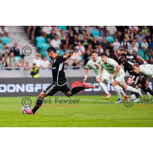 in action during UEFA Conference League 2025/2026 play-off football match between NK Olimpija Ljubljana and Noah in SRC Stozice, Ljubljana, Slovenia on August 21, 2025
