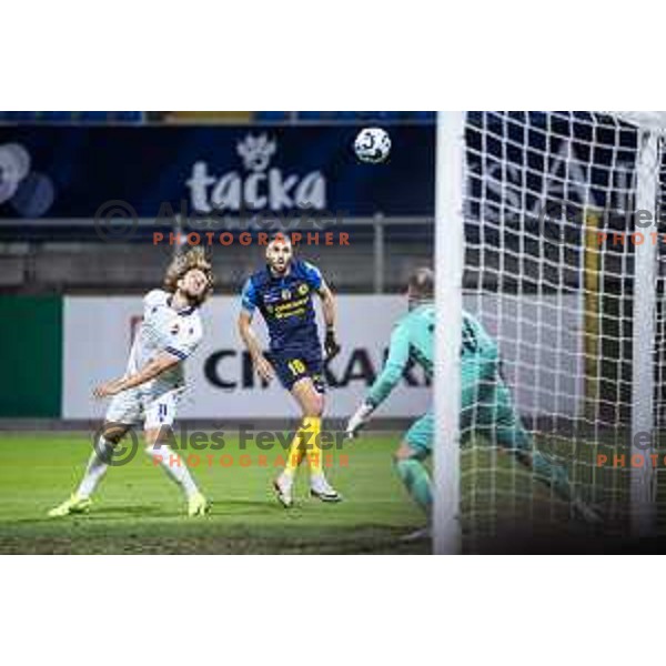 in action during UEFA Conference League 2025/26 play-off football match between NK Celje (SLO) and FC Banik Ostrava (CZE) in Stadion z’dezele, Celje, Slovenia on August 21, 2025. Photo: Jure Banfi