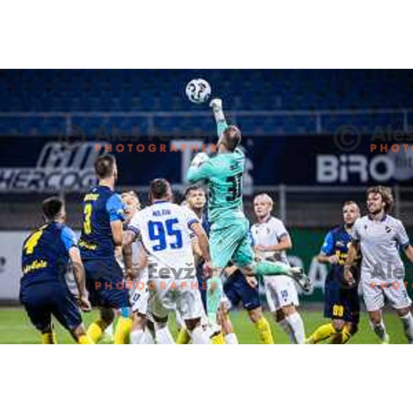 in action during UEFA Conference League 2025/26 play-off football match between NK Celje (SLO) and FC Banik Ostrava (CZE) in Stadion z’dezele, Celje, Slovenia on August 21, 2025. Photo: Jure Banfi