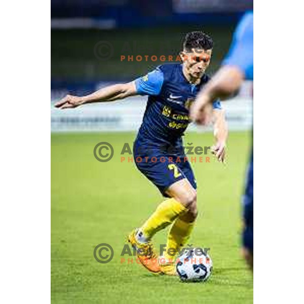 Juanjo Nieto in action during UEFA Conference League 2025/26 play-off football match between NK Celje (SLO) and FC Banik Ostrava (CZE) in Stadion z’dezele, Celje, Slovenia on August 21, 2025. Photo: Jure Banfi
