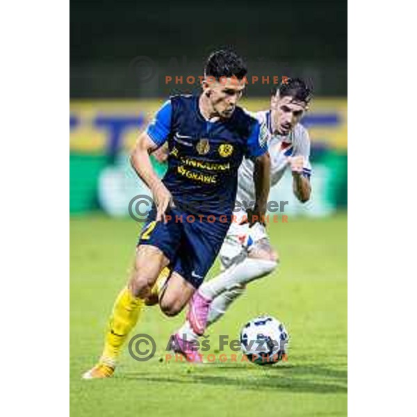 Juanjo Nieto in action during UEFA Conference League 2025/26 play-off football match between NK Celje (SLO) and FC Banik Ostrava (CZE) in Stadion z’dezele, Celje, Slovenia on August 21, 2025. Photo: Jure Banfi