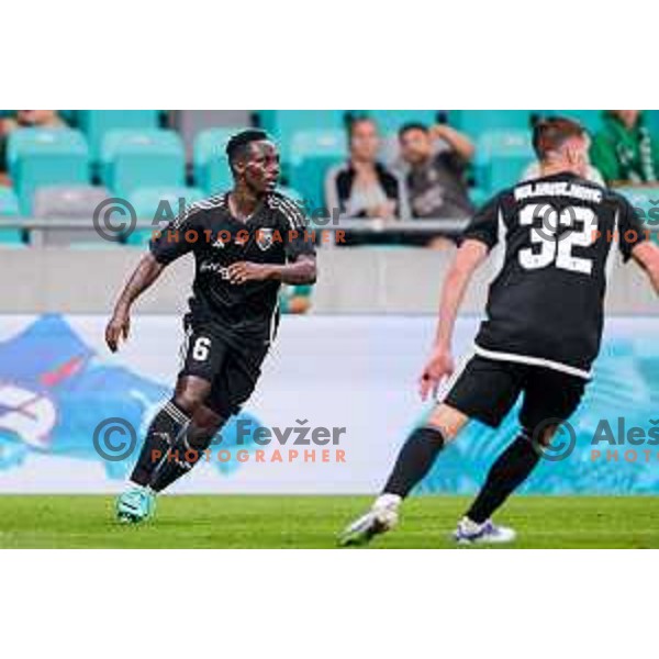 in action during UEFA Conference League 2025/2026 play-off football match between NK Olimpija Ljubljana and Noah in SRC Stozice, Ljubljana, Slovenia on August 21, 2025