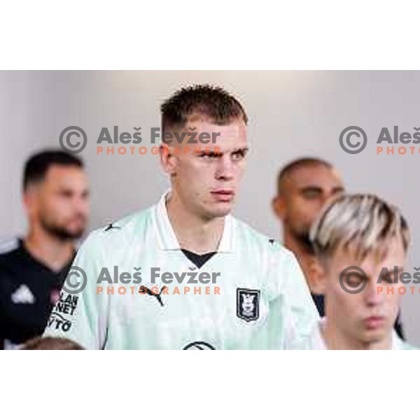 in action during UEFA Conference League 2025/2026 play-off football match between NK Olimpija Ljubljana and Noah in SRC Stozice, Ljubljana, Slovenia on August 21, 2025