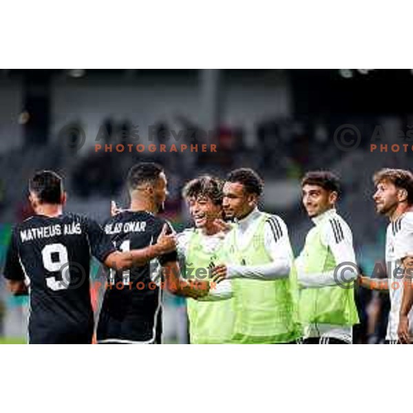 in action during UEFA Conference League 2025/2026 play-off football match between NK Olimpija Ljubljana and Noah in SRC Stozice, Ljubljana, Slovenia on August 21, 2025