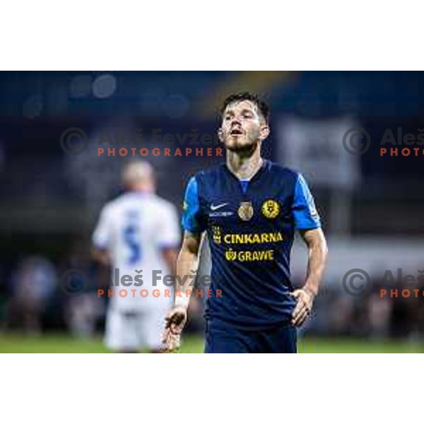 Nikita Iosifov in action during UEFA Conference League 2025/26 play-off football match between NK Celje (SLO) and FC Banik Ostrava (CZE) in Stadion z’dezele, Celje, Slovenia on August 21, 2025. Photo: Jure Banfi