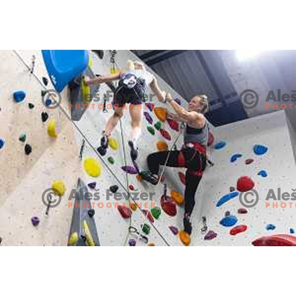 24h Climbing Marathon with Janja Garnbret, Slovenska Bistrica, Slovenia, on August 22. 2025. Photo Grega Valancic