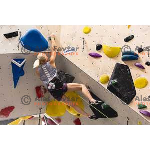 24h Climbing Marathon with Janja Garnbret, Slovenska Bistrica, Slovenia, on August 22. 2025. Photo Grega Valancic