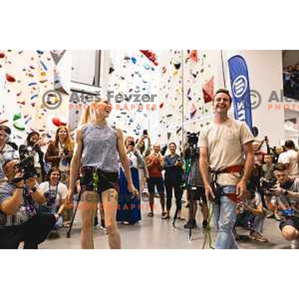 24h Climbing Marathon with Janja Garnbret, Slovenska Bistrica, Slovenia, on August 22. 2025. Photo Grega Valancic
