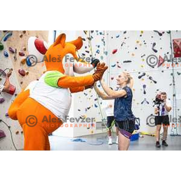 24h Climbing Marathon with Janja Garnbret, Slovenska Bistrica, Slovenia, on August 22. 2025. Photo Grega Valancic