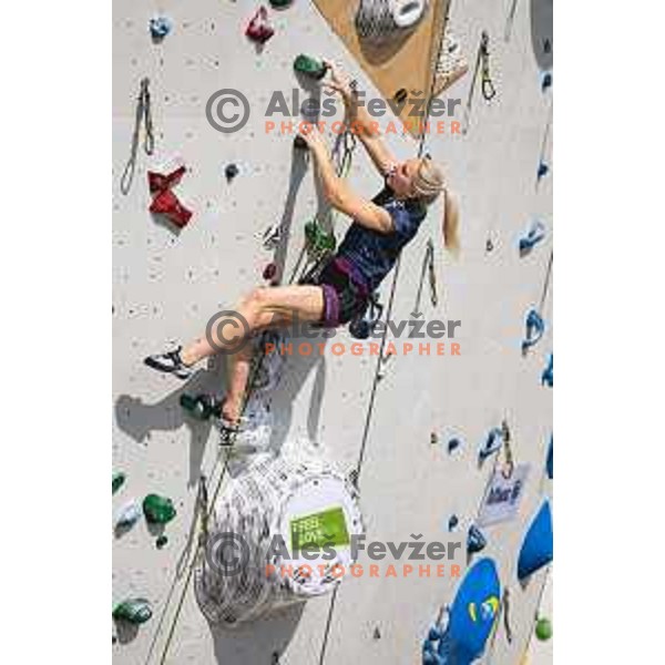 24h Climbing Marathon with Janja Garnbret, Slovenska Bistrica, Slovenia, on August 22. 2025. Photo Grega Valancic