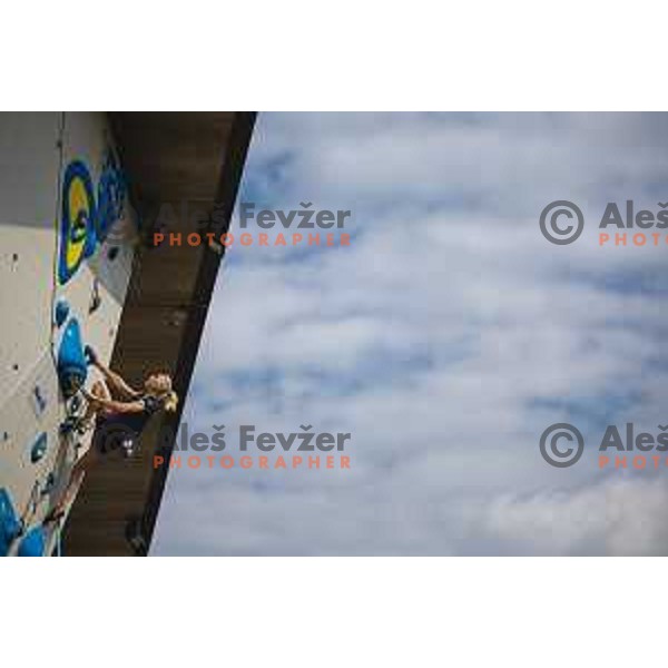 24h Climbing Marathon with Janja Garnbret, Slovenska Bistrica, Slovenia, on August 22. 2025. Photo Grega Valancic