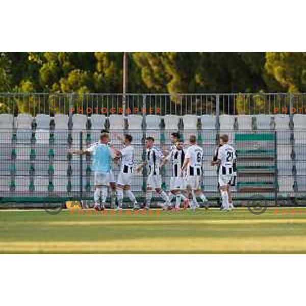 in action during Prva liga Telemach 2025/2026 football match between Koper and Mura at Bonifika Stadium in Koper, Slovenia on August 23, 2025 