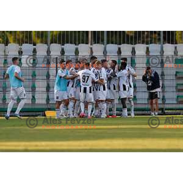 in action during Prva liga Telemach 2025/2026 football match between Koper and Mura at Bonifika Stadium in Koper, Slovenia on August 23, 2025 