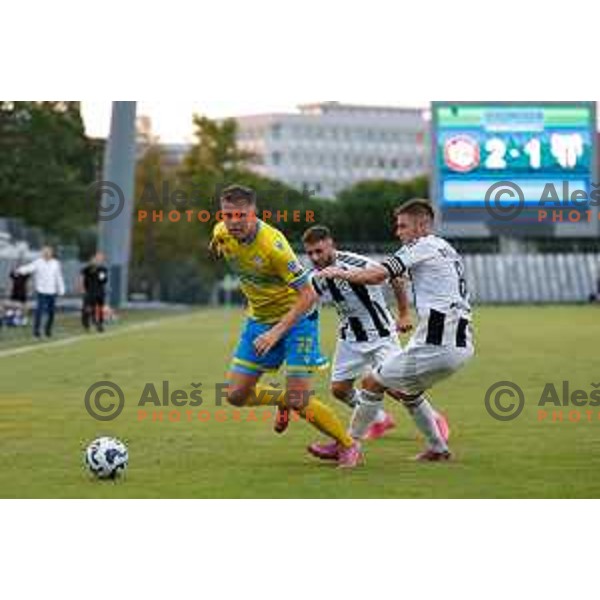 in action during Prva liga Telemach 2025/2026 football match between Koper and Mura at Bonifika Stadium in Koper, Slovenia on August 23, 2025 