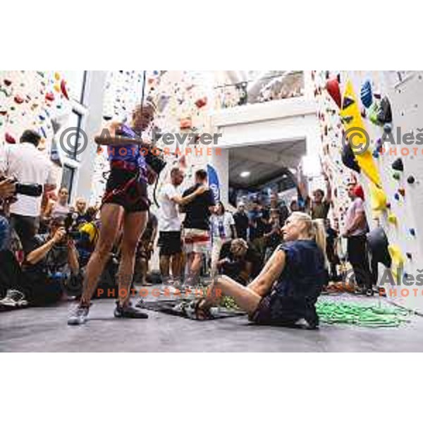 24h Climbing Marathon with Janja Garnbret, Slovenska Bistrica, Slovenia, on August 22. 2025. Photo Grega Valancic