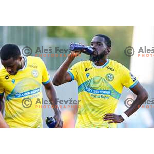 in action during Prva liga Telemach 2025/2026 football match between Koper and Mura at Bonifika Stadium in Koper, Slovenia on August 23, 2025 