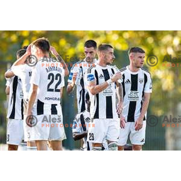 in action during Prva liga Telemach 2025/2026 football match between Koper and Mura at Bonifika Stadium in Koper, Slovenia on August 23, 2025 