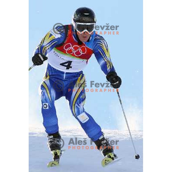 Nyberg (SWE) at 2006 Torino Winter Olympic games men\'s Giant Slalom in Sestriere on February 20, 2006