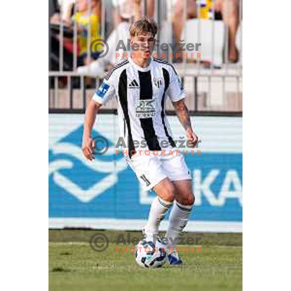 in action during Prva liga Telemach 2025/2026 football match between Koper and Mura at Bonifika Stadium in Koper, Slovenia on August 23, 2025 