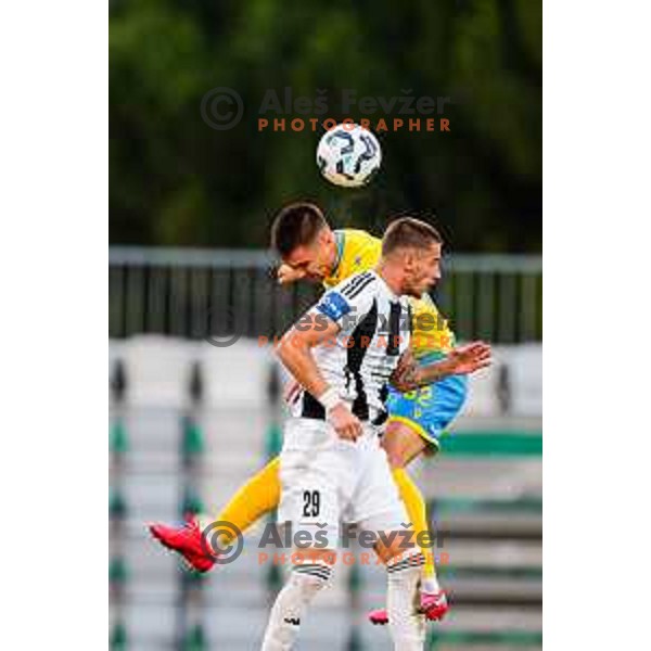 in action during Prva liga Telemach 2025/2026 football match between Koper and Mura at Bonifika Stadium in Koper, Slovenia on August 23, 2025 