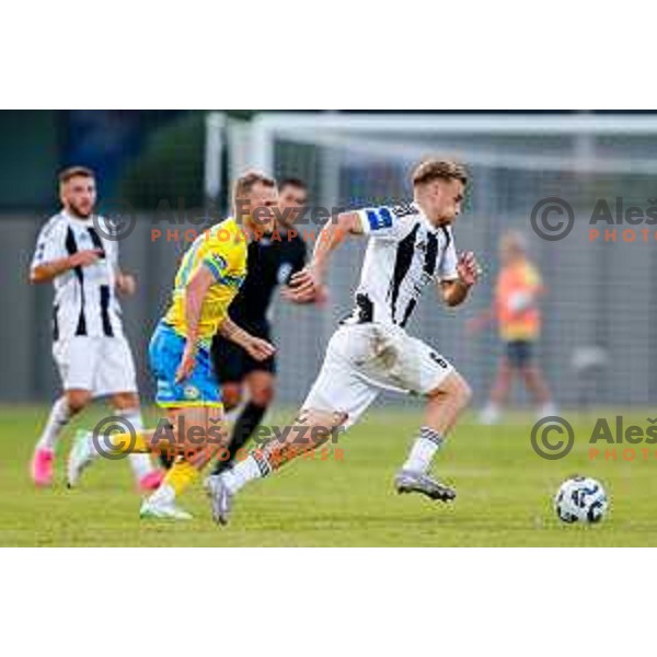 in action during Prva liga Telemach 2025/2026 football match between Koper and Mura at Bonifika Stadium in Koper, Slovenia on August 23, 2025 