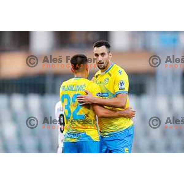 in action during Prva liga Telemach 2025/2026 football match between Koper and Mura at Bonifika Stadium in Koper, Slovenia on August 23, 2025 
