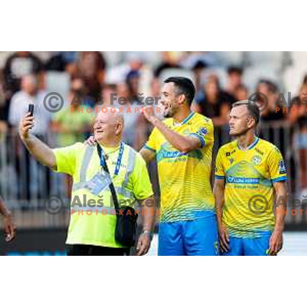 in action during Prva liga Telemach 2025/2026 football match between Koper and Mura at Bonifika Stadium in Koper, Slovenia on August 23, 2025 