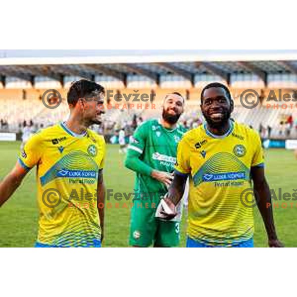 in action during Prva liga Telemach 2025/2026 football match between Koper and Mura at Bonifika Stadium in Koper, Slovenia on August 23, 2025 