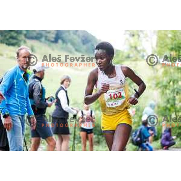 Gloria Chebet (KEN), winner in Women\'s category at WMRA Smarna Gora final race of the 2025 season- Tek na Smarno goro, Ljubljana, Slovenia on August 24, 2025